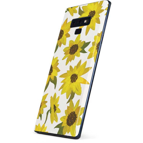 Cat Coq Sunflower Acrylic Galaxy Note 9 Skin