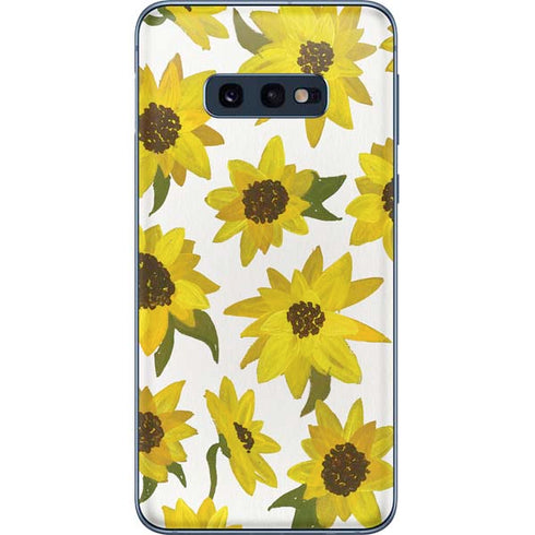 Cat Coq Sunflower Acrylic Galaxy S10e Skin