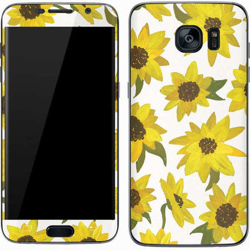 Cat Coq Sunflower Acrylic Galaxy S7 Skin