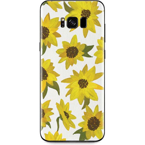 Cat Coq Sunflower Acrylic Galaxy S8 Skin