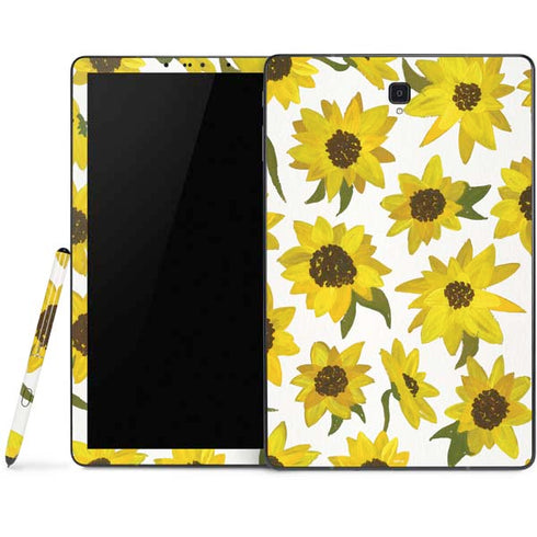 Cat Coq Sunflower Acrylic Samsung Galaxy Tab Skin