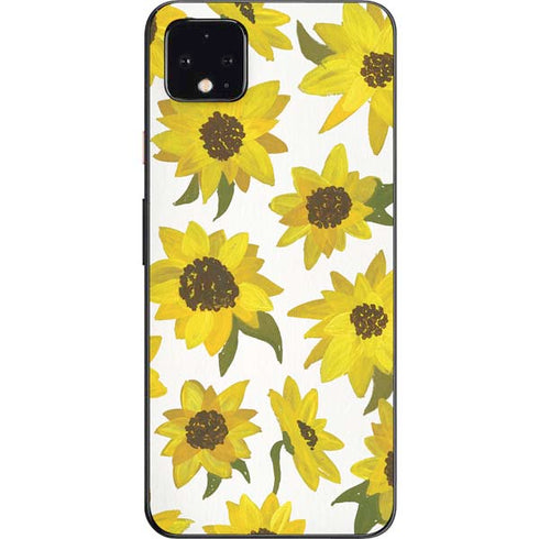Cat Coq Sunflower Acrylic Google Pixel 4 XL Skin