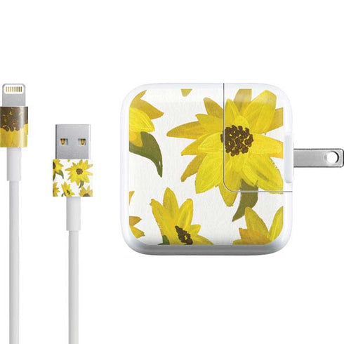 Cat Coq Sunflower Acrylic iPad Charger (10W USB) Skin