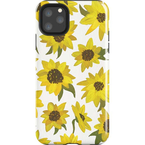Cat Coq Sunflower Acrylic iPhone 11 Pro Max Impact Case