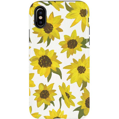 Cat Coq Sunflower Acrylic iPhone XS Pro Case