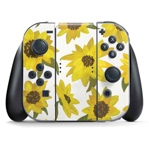 Sunflower Acrylic by Cat Coq Nintendo Switch (2017-2021) Joy-Con Controller Skin