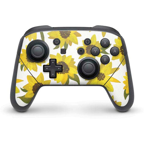 Cat Coq Sunflower Acrylic Nintendo Switch Pro Controller Skin