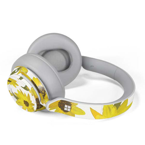 Cat Coq Sunflower Acrylic Surface Headphones Skin
