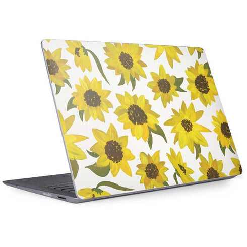 Cat Coq Sunflower Acrylic Surface Laptop 2 Skin