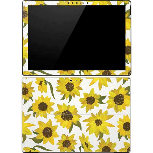 Cat Coq Sunflower Acrylic Surface Pro 4 Skin