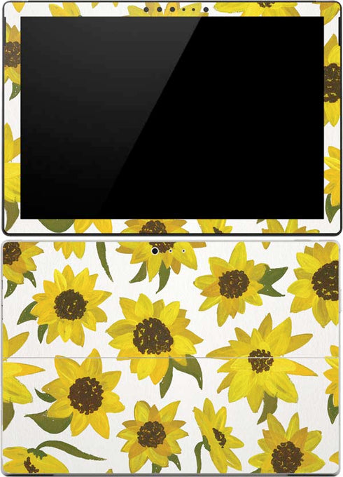 Cat Coq Sunflower Acrylic Surface Pro (2017) Skin