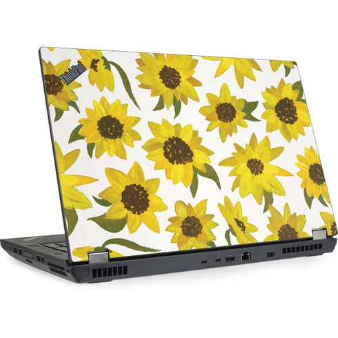 Cat Coq Sunflower Acrylic Lenovo ThinkPad Skin
