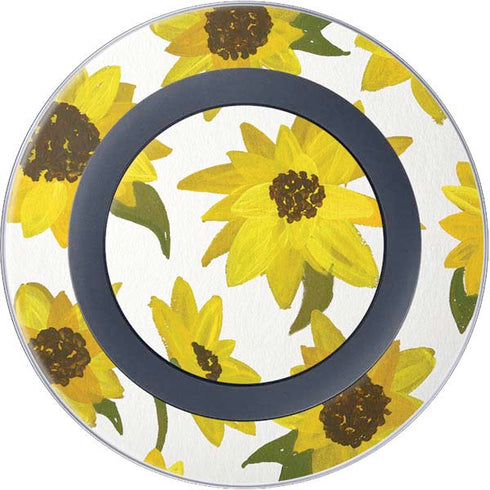Cat Coq Sunflower Acrylic Wireless Charger Skin