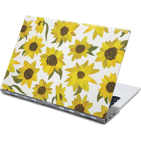 Cat Coq Sunflower Acrylic Yoga 910 2-in-1 14in Touch-Screen Skin