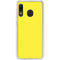 Yellow Solid Galaxy A20 Clear Case