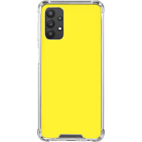 Yellow Solid Galaxy A32 5G Clear Case