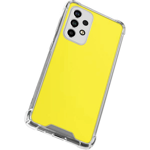 Yellow Solid Galaxy A53 5G Clear Case