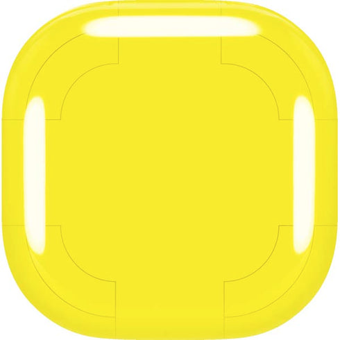 Yellow Solid Galaxy Buds Live Skin