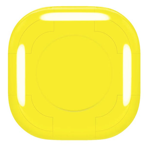 Yellow Solid Galaxy Buds Live Skin