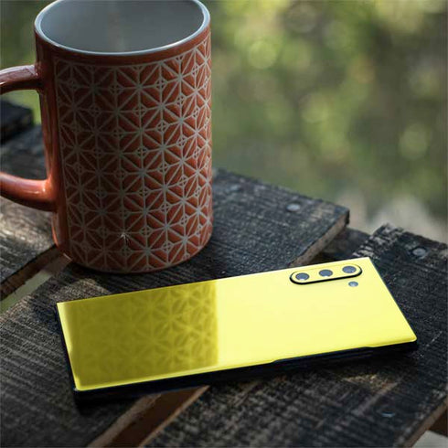Yellow Solid Galaxy Note 10 Skin