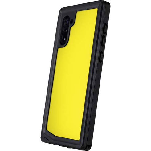 Yellow Solid Galaxy Note 10 Waterproof Case