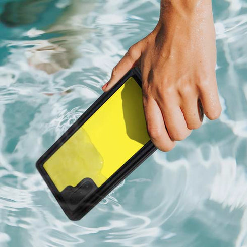 Yellow Solid Galaxy Note 10 Waterproof Case