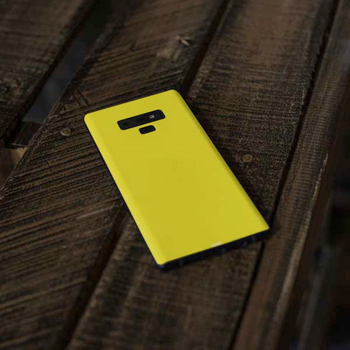 Yellow Solid Galaxy Note 9 Skin