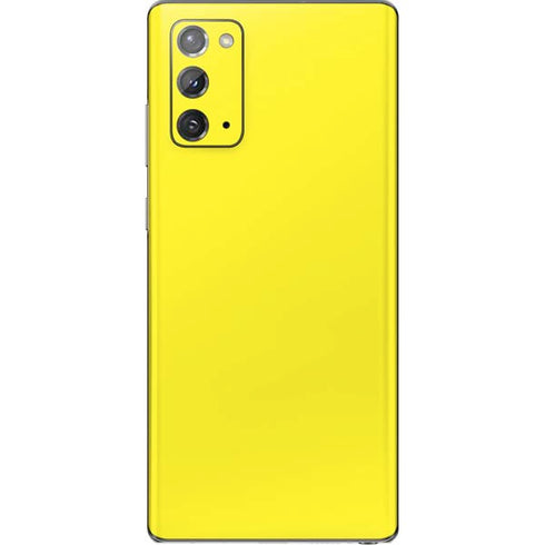 Yellow Solid Galaxy Note20 5G Skin
