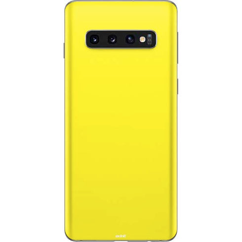 Yellow Solid Galaxy S10 Skin