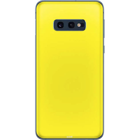 Yellow Solid Galaxy S10e Skin