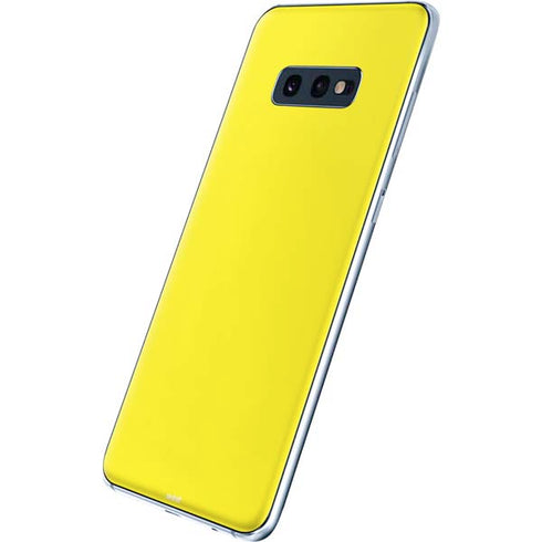 Yellow Solid Galaxy S10e Skin