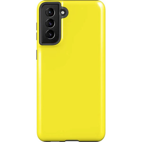 Yellow Solid Galaxy S21 FE Pro Case