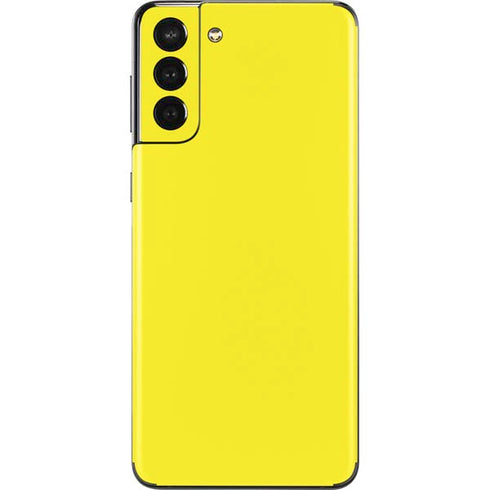 Yellow Solid Galaxy S21 Plus 5G Skin