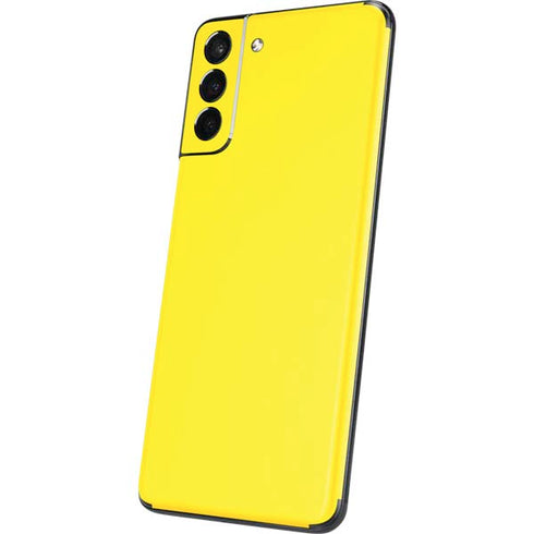 Yellow Solid Galaxy S21 Plus 5G Skin