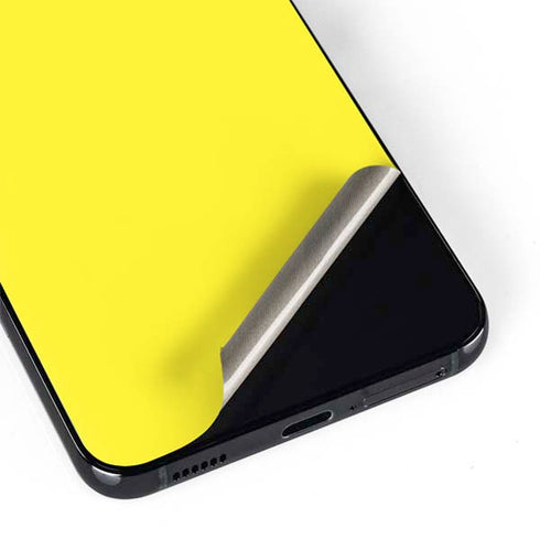 Yellow Solid Galaxy S22 Skin