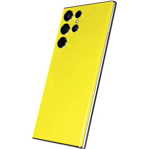 Yellow Solid Galaxy S22 Ultra Skin