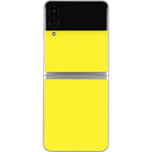 Yellow Solid Galaxy Z Flip4 5G Skin