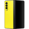 Yellow Solid Galaxy Z Fold3 5G Skin