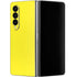 Yellow Solid Galaxy Z Fold4 5G Skin
