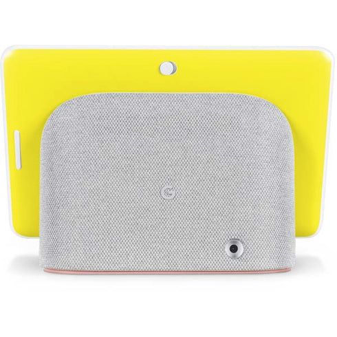 Yellow Solid Google Home Hub Skin