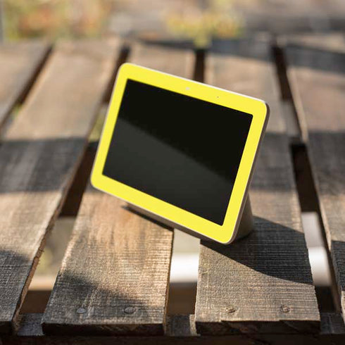 Yellow Solid Google Home Hub Skin