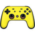 Yellow Solid Google Stadia Controller Skin