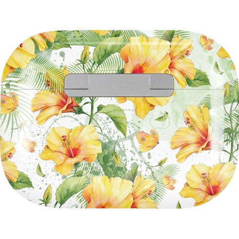 Yellow Hibiscus AirPods Pro 2nd Gen Skin