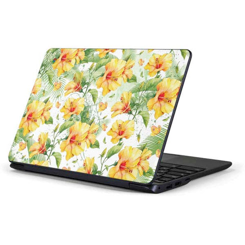 Yellow Hibiscus Samsung Chromebook Skin