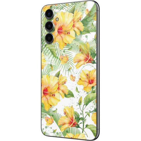 Yellow Hibiscus Galaxy A14 5G Skin