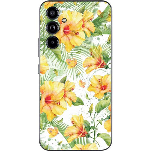 Yellow Hibiscus Galaxy A54 5G Skin