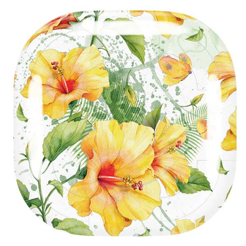 Yellow Hibiscus Galaxy Buds Pro Skin