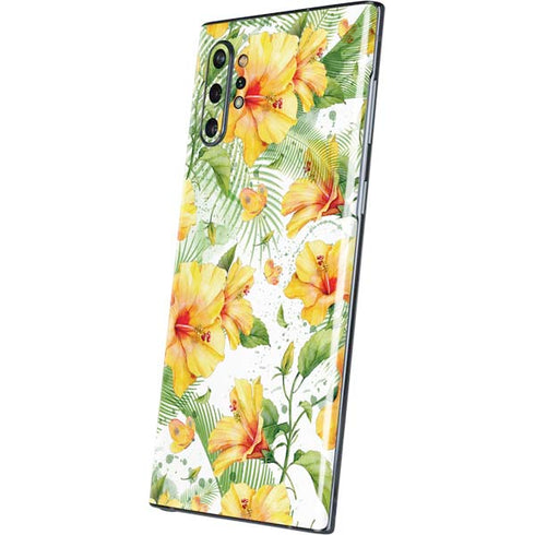 Yellow Hibiscus Galaxy Note 10 Plus Skin