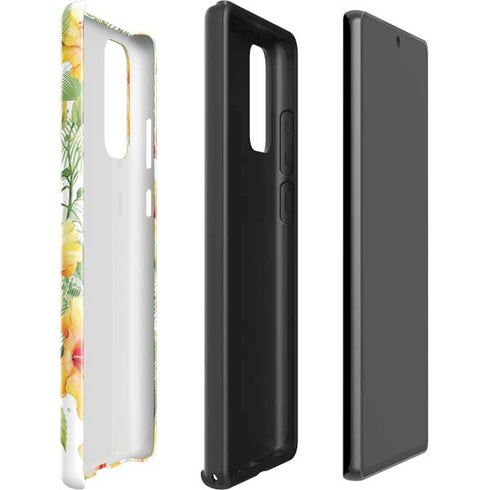 Yellow Hibiscus Galaxy Note20 5G Pro Case