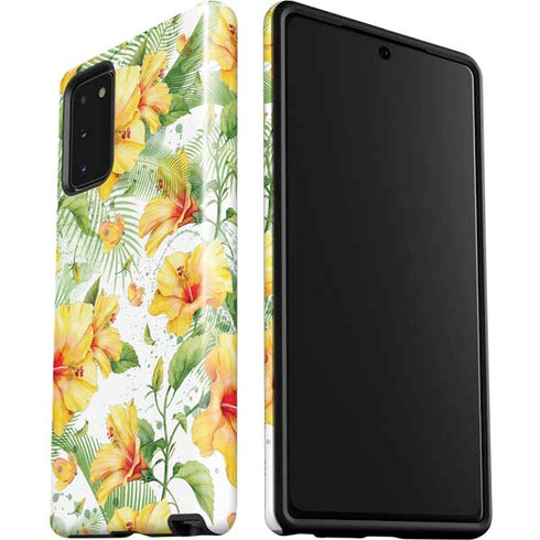 Yellow Hibiscus Galaxy Note20 5G Pro Case